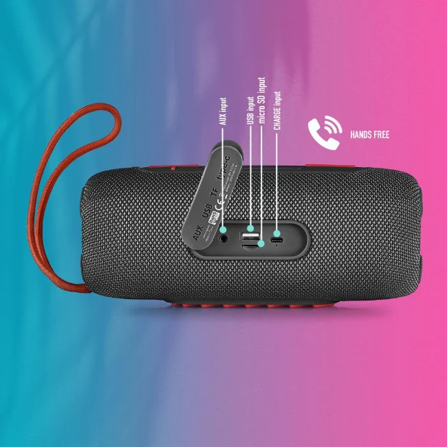 Ngs Nitro 3 30W Bt Led Ipx5 Black Speaker - Image 4