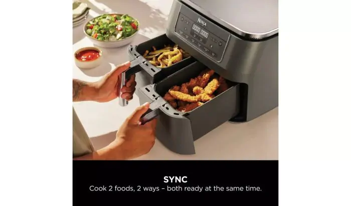 Ninja DZ300UK 6-in-1 Dual Zone Air Fryer 7.6L - Image 4