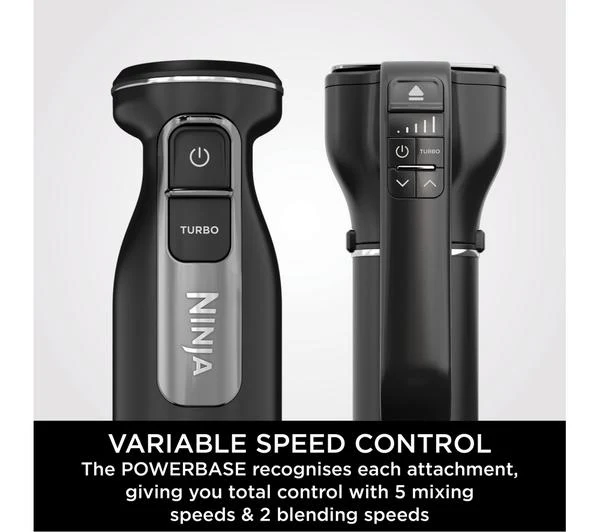 NINJA Foodi 3-in-1 CI100UK Hand Blender, Mixer & Chopper - Black - Image 6