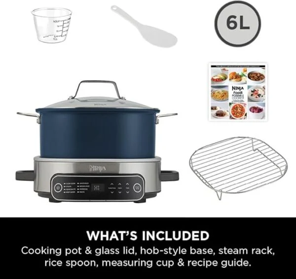 Ninja Foodi 8-Mode 6L Possible Cooker Rice & Slow Cooker MC1101UK - Image 2
