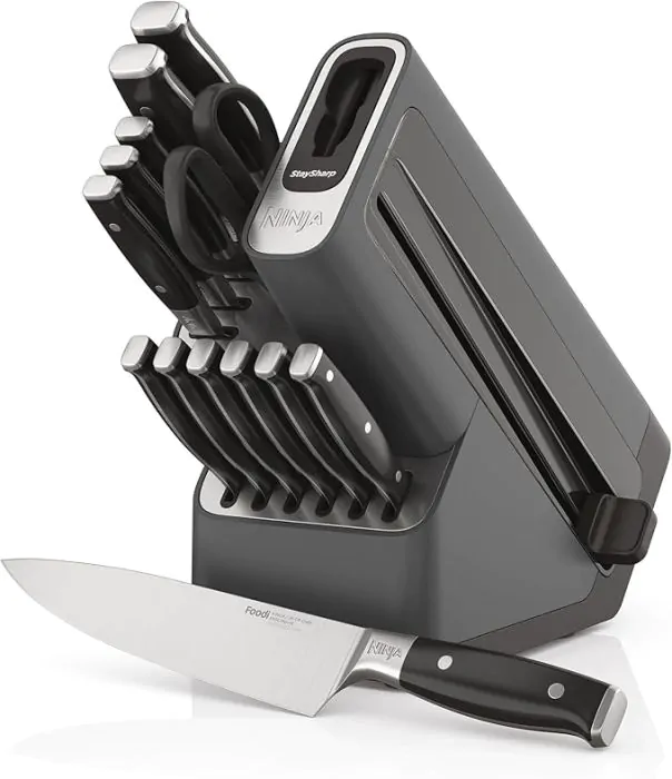 Ninja Foodi StaySharp Knife Block with Integrated Sharpener – Deluxe 14-Piece Set - Image 3