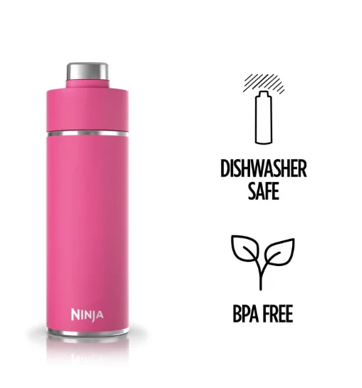 Ninja Thirsti 700ml Travel Bottle in Hot Pink - Image 4