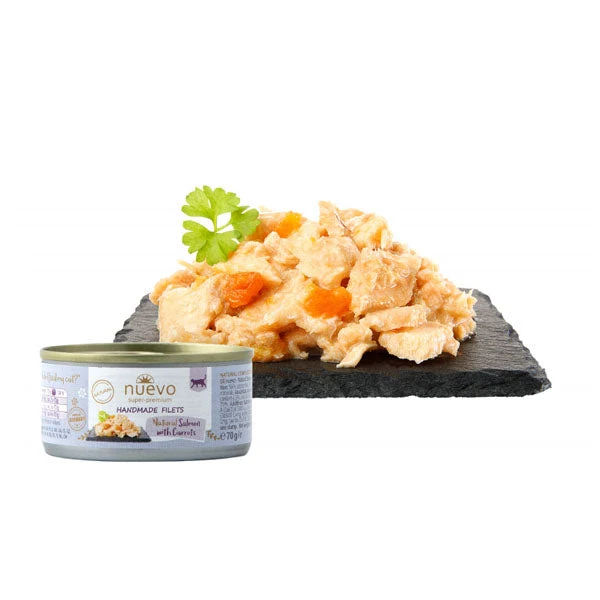 Nuevo Cat Food | Salmon with Carrots