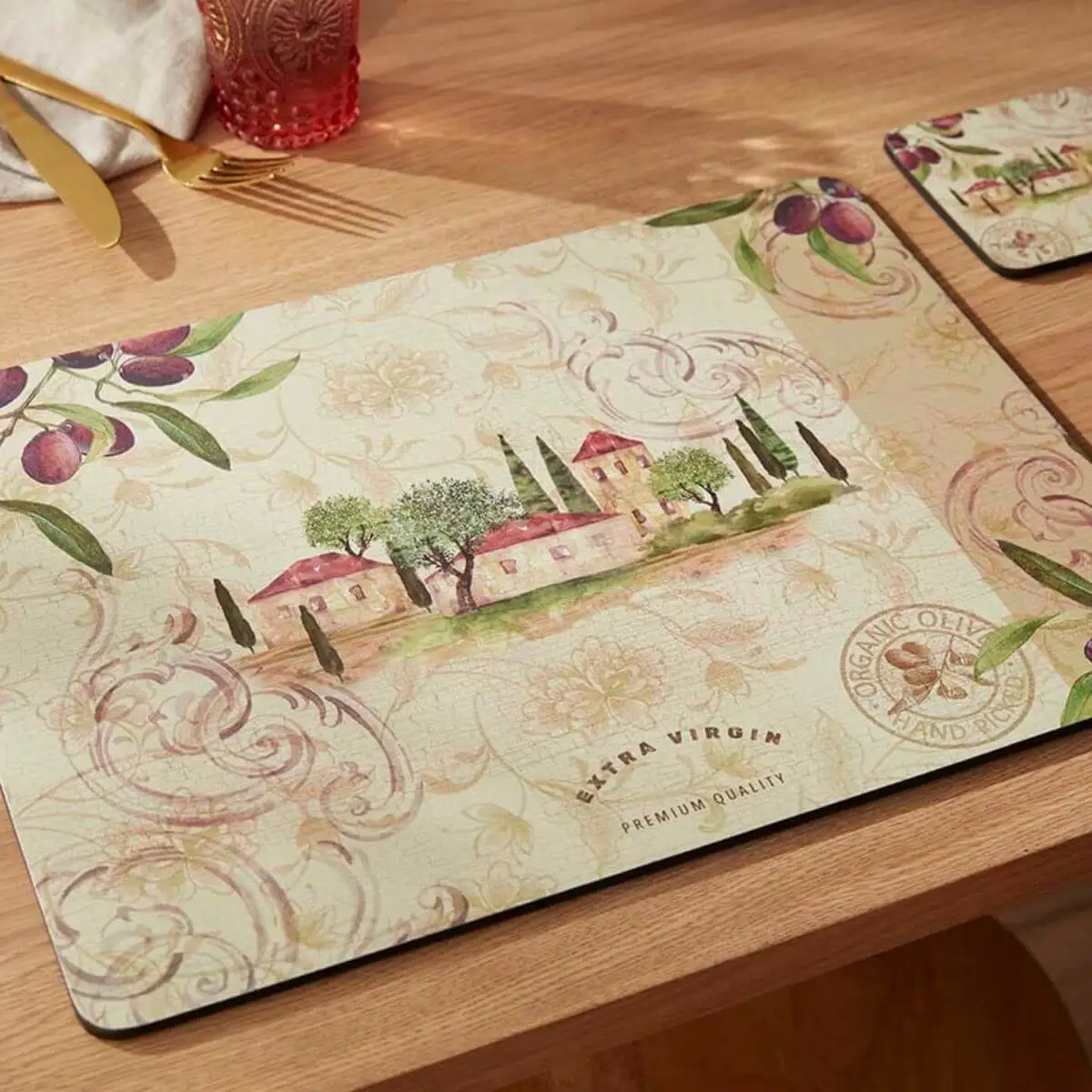 Olive Orchard Placemats - Set of 6 - Image 4