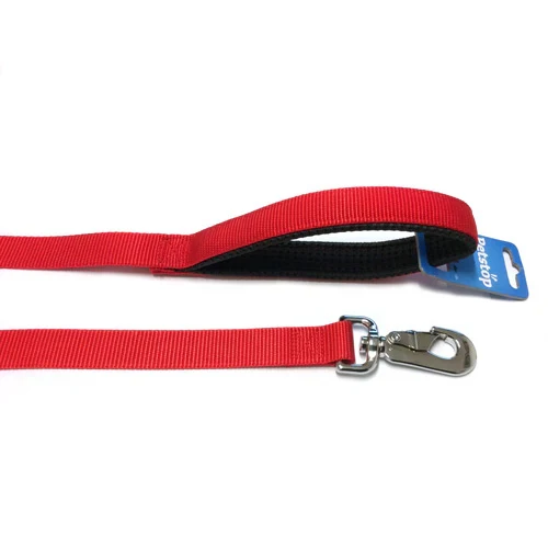 Padded walking Lead Red
