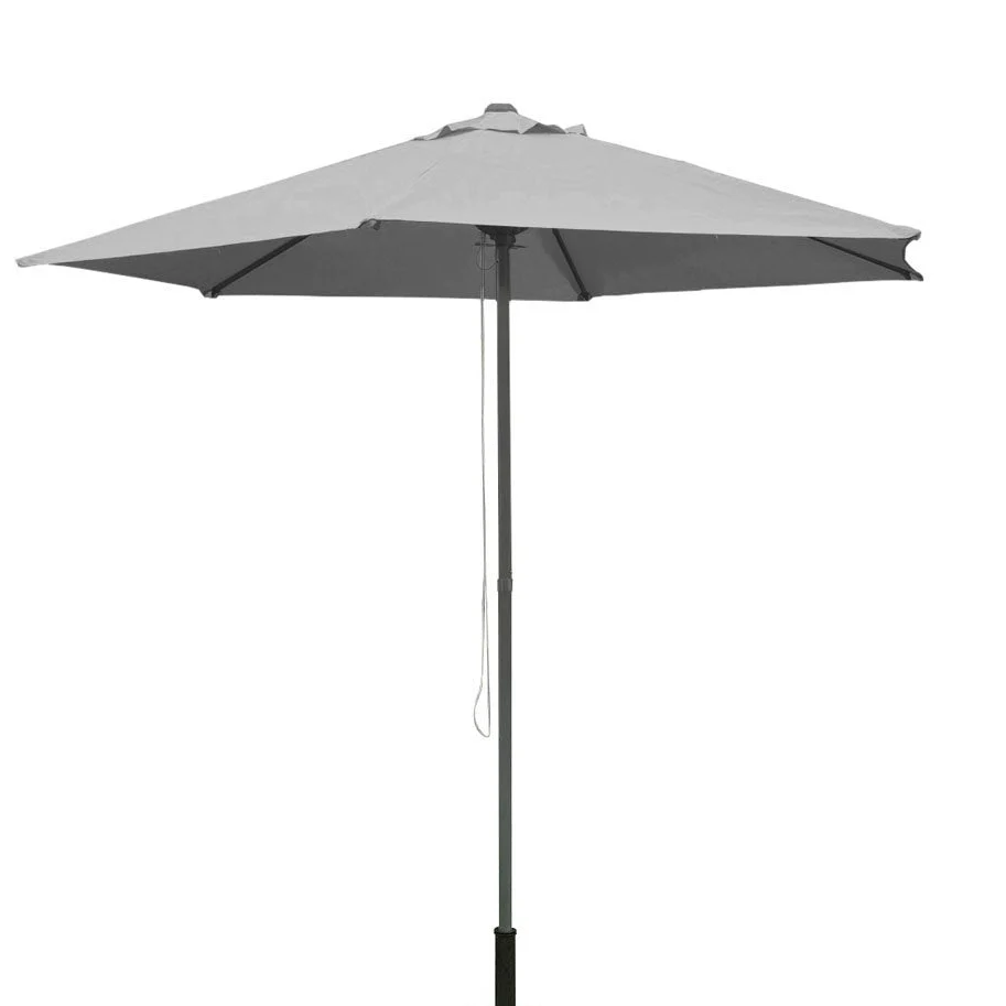 Parasol Aluminum 2.5m Grey