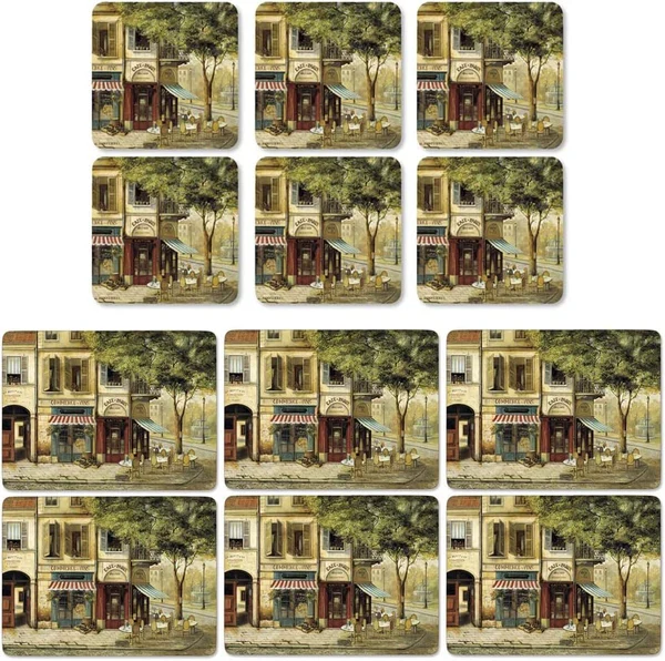 Parisian Scene Placemats & Coasters Set