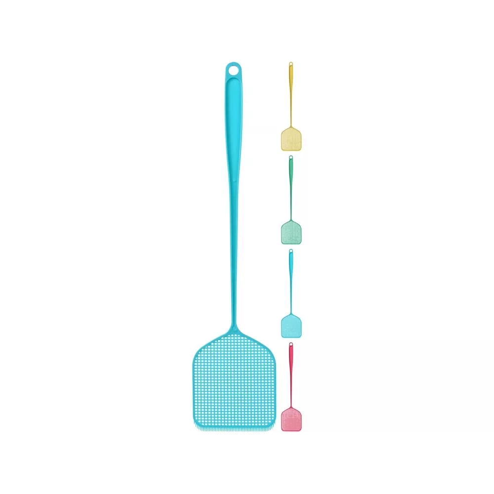 Plastic Fly Swatter Assorted Colours