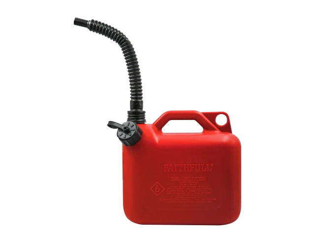 Plastic Fuel Can - 5 Litre Red - Image 2