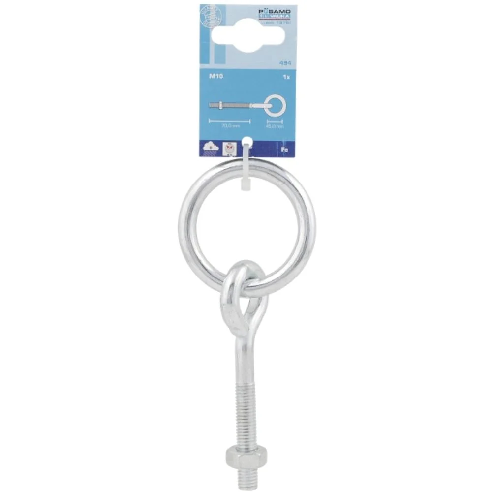 Posamo Eye Bolt 45x70mm M10 & Nut