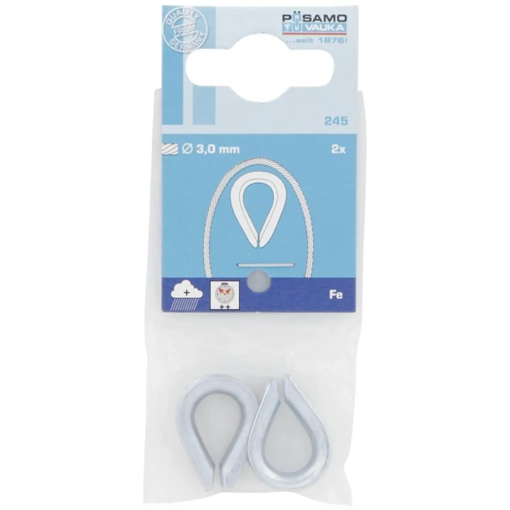 Posamo Thimble 3mm ZP (2pack)