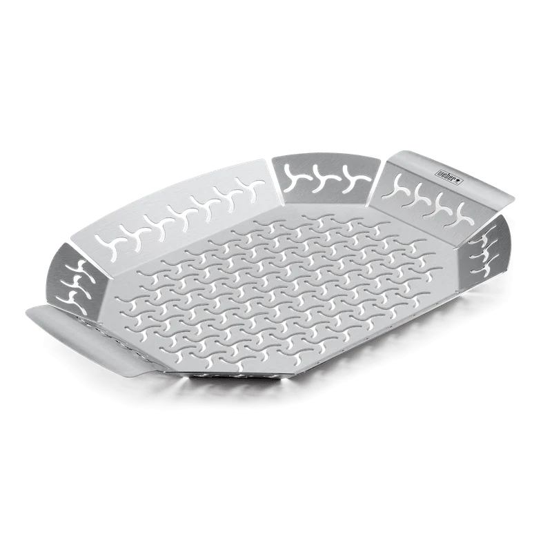 Premium Grilling Basket, Large, Stainless Steel