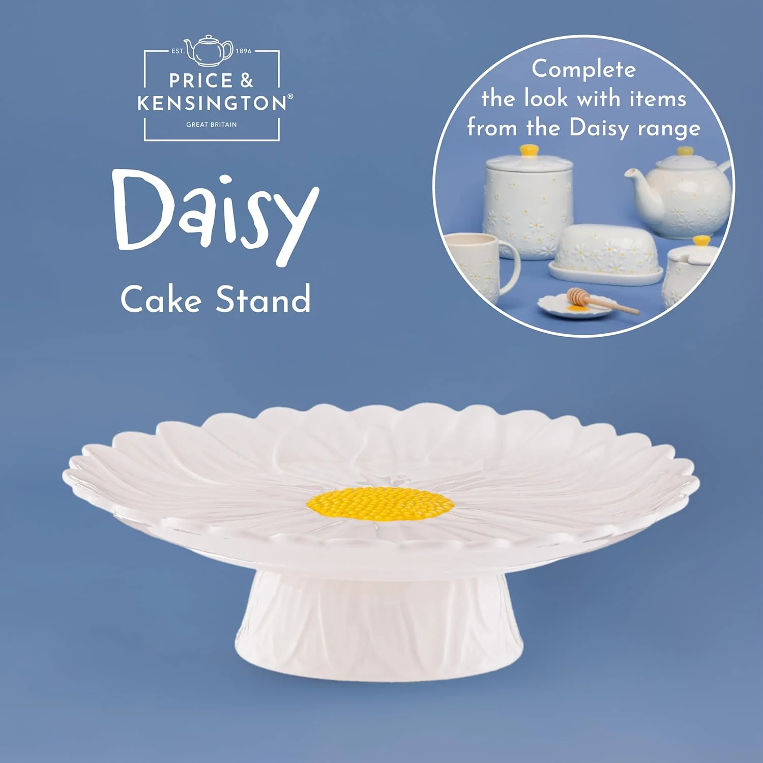 Price & Kensington Daisy Cake Stand 27cm - Image 5