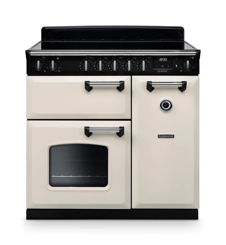 Rangemaster Classic 90cm Chrome Induction Rangecooker - Image 4