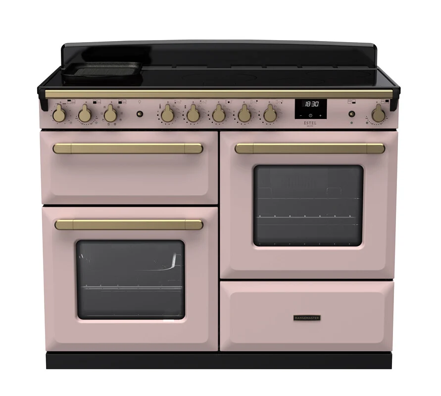 Rangemaster Induction Estel Deluxe 110cm Antique Brass Trim - Image 6