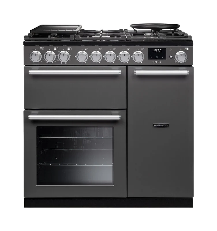 Rangemaster Nexus Dual Fuel 90cm Chrome Trim - Image 4