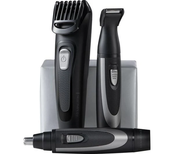 REMINGTON The Works MB905 6-piece Beard Trimmer Kit - Black & Grey