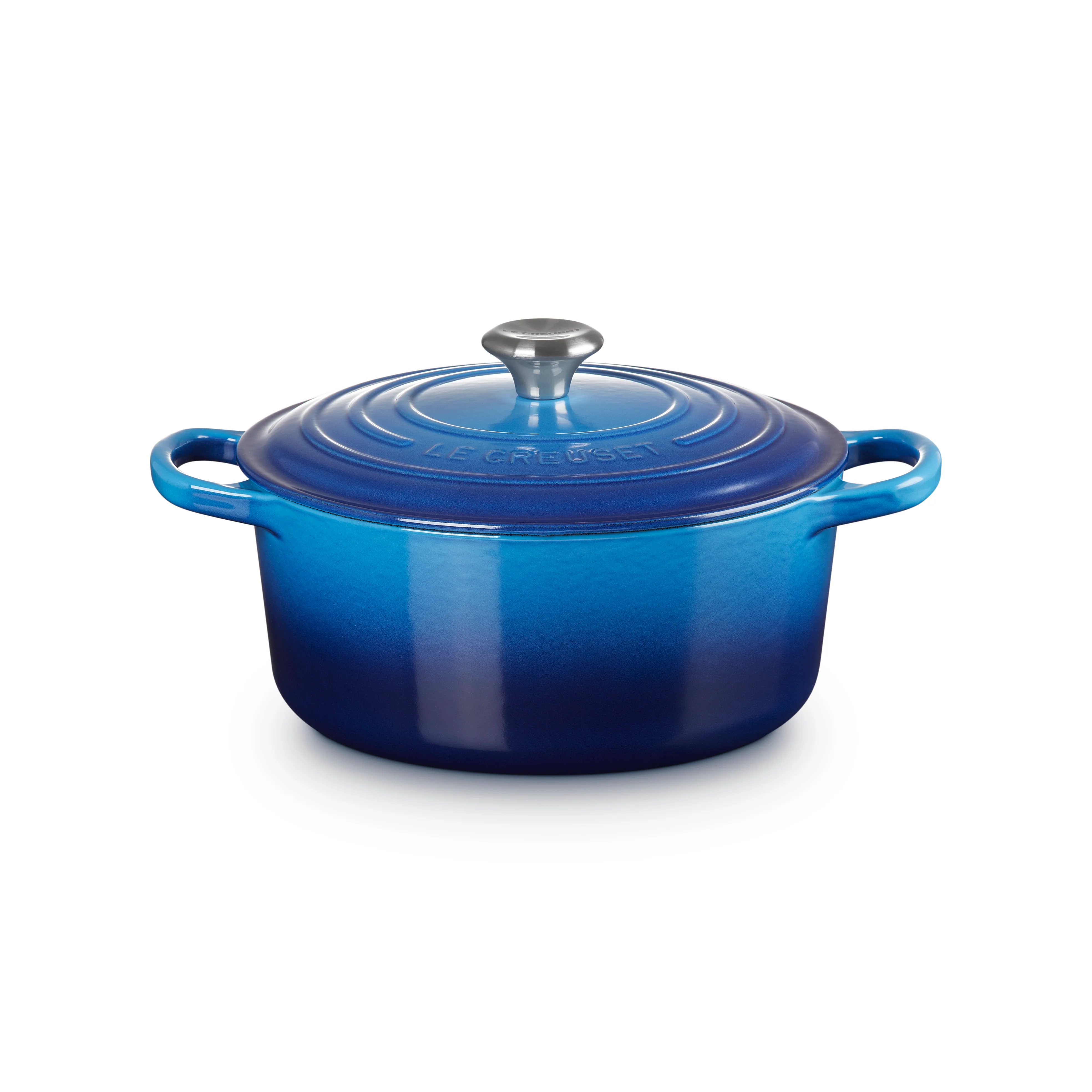 Round Casserole 22cm Azure Blue - Image 5