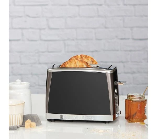 Russell Hobbs Matte Black Toaster 2 Slice - Image 4