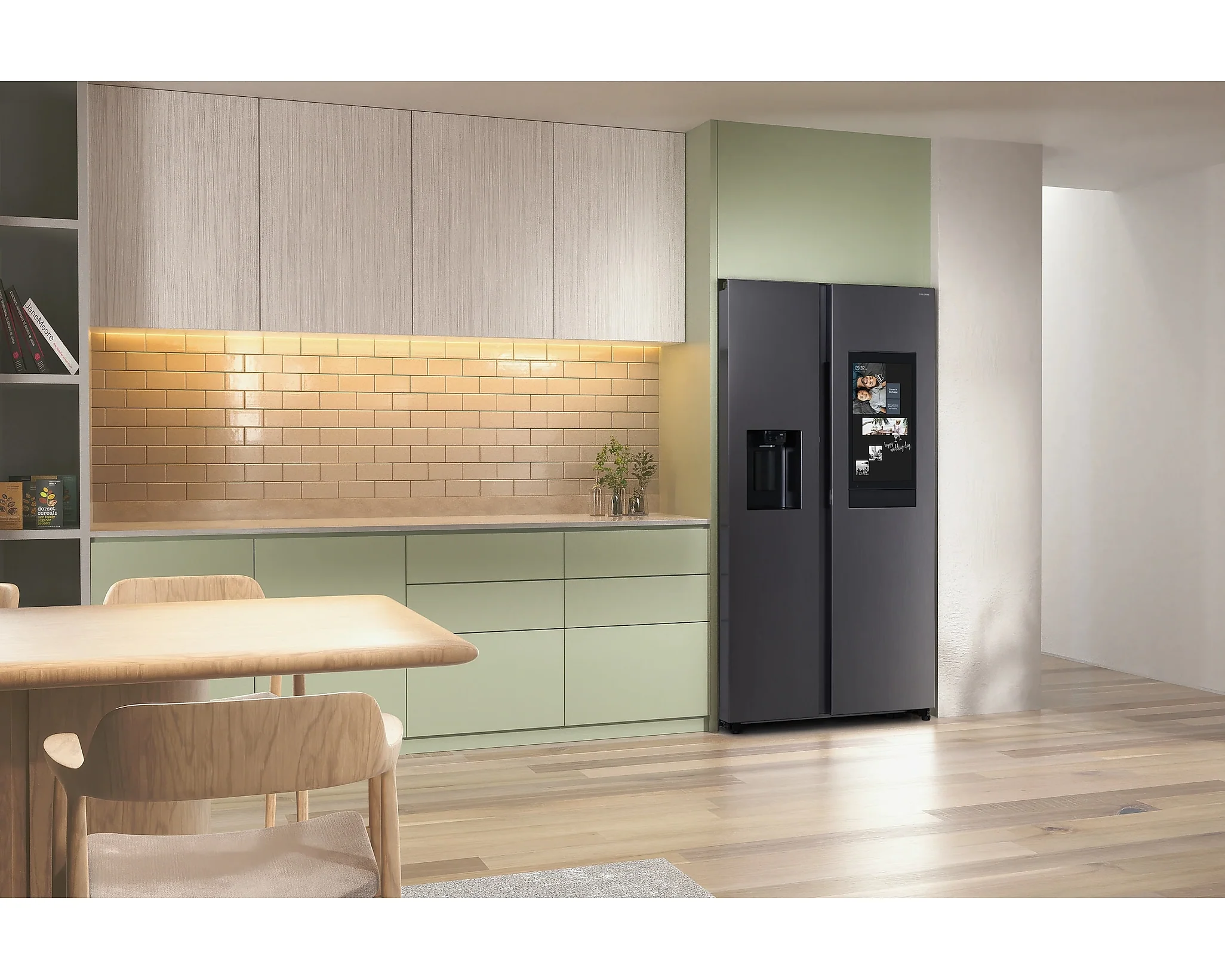 Samsung Smart SBS Family Hub American Fridge Freezer | Black - Image 11