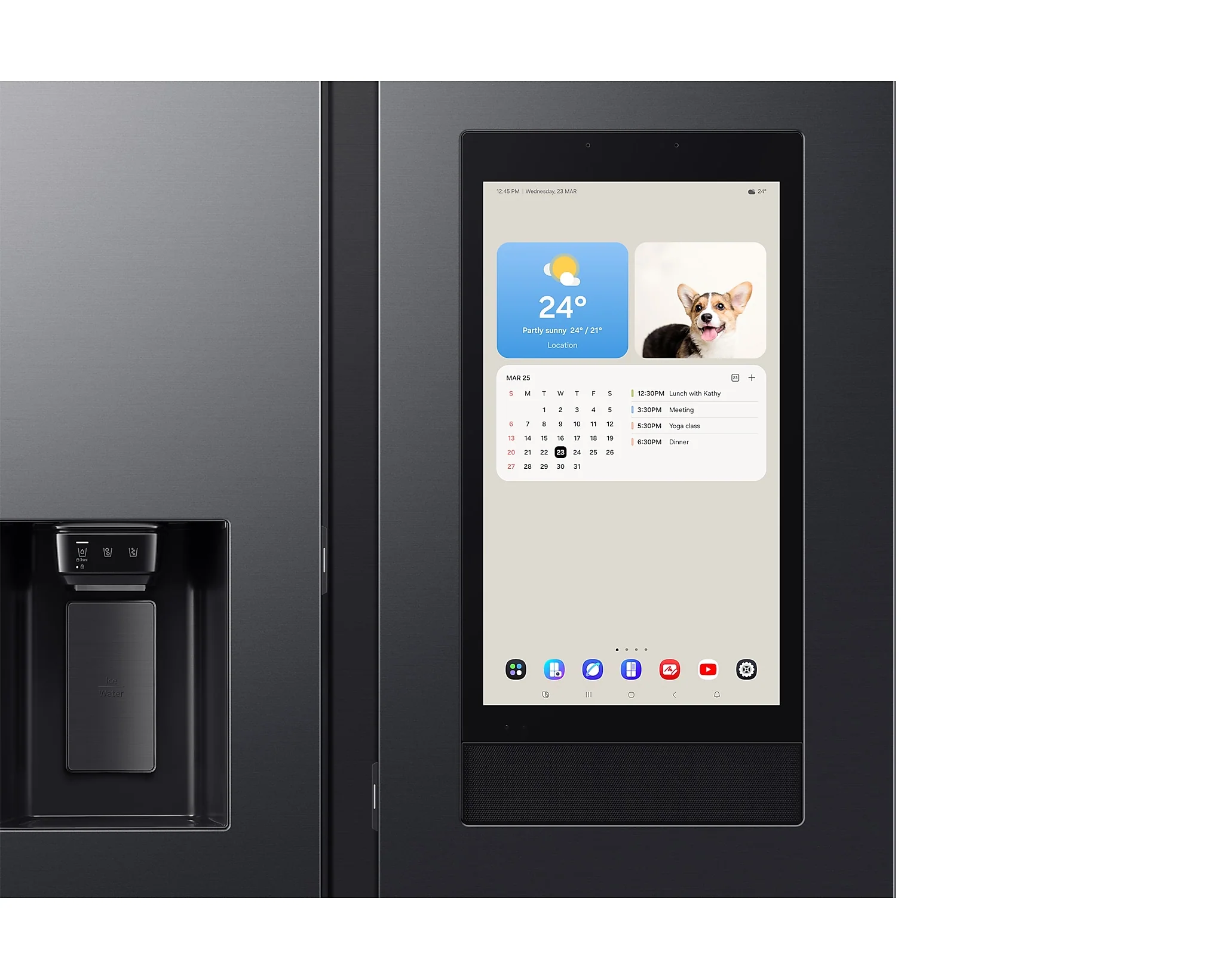 Samsung Smart SBS Family Hub American Fridge Freezer | Black - Image 3