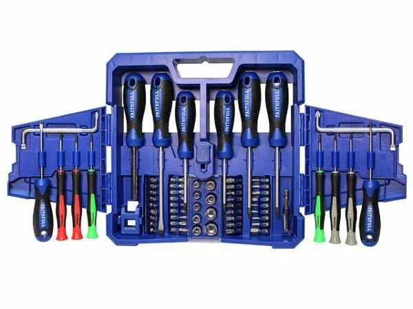 Screwdriver & Bit Set 63piece