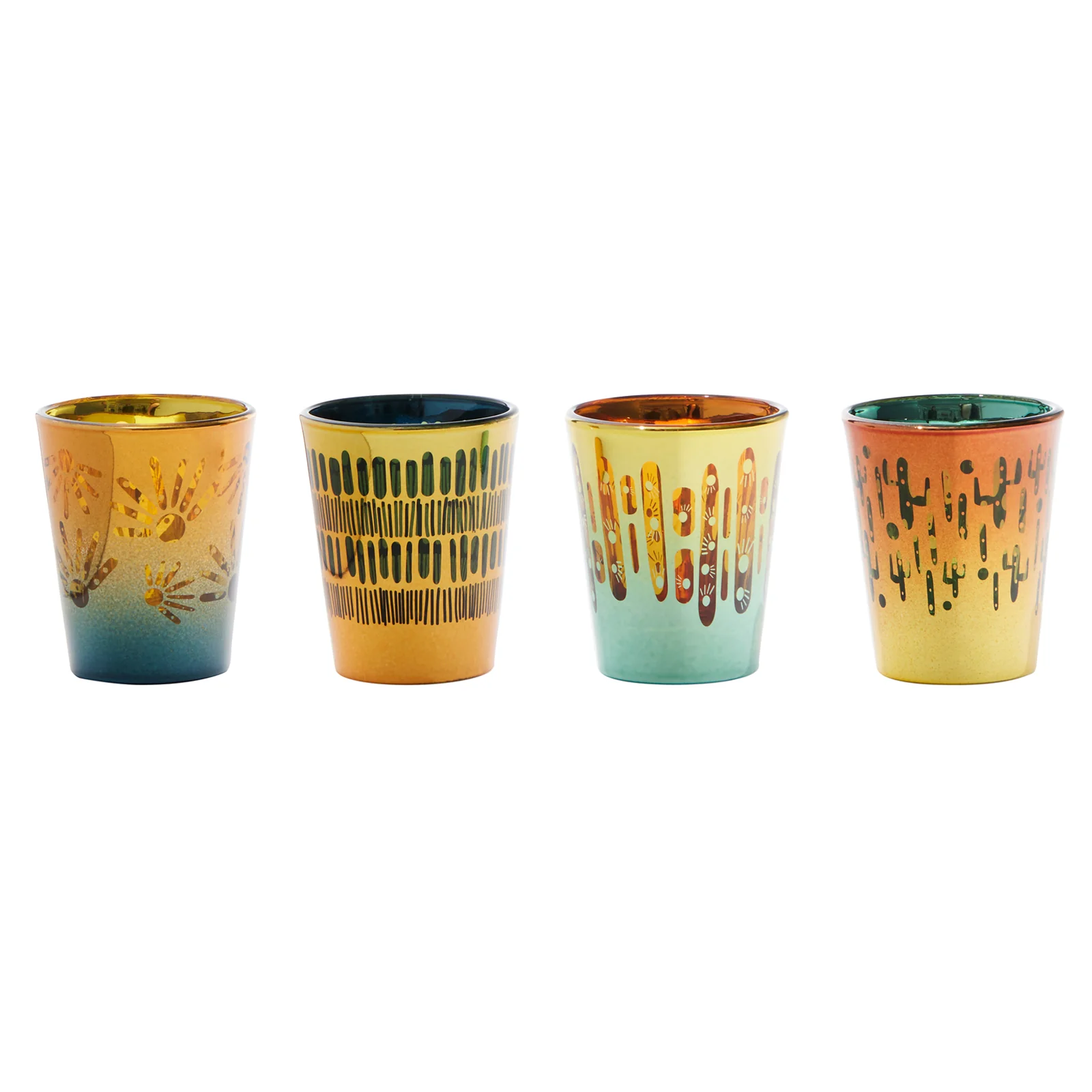 Set of 4 Fiesta Shot Glasses