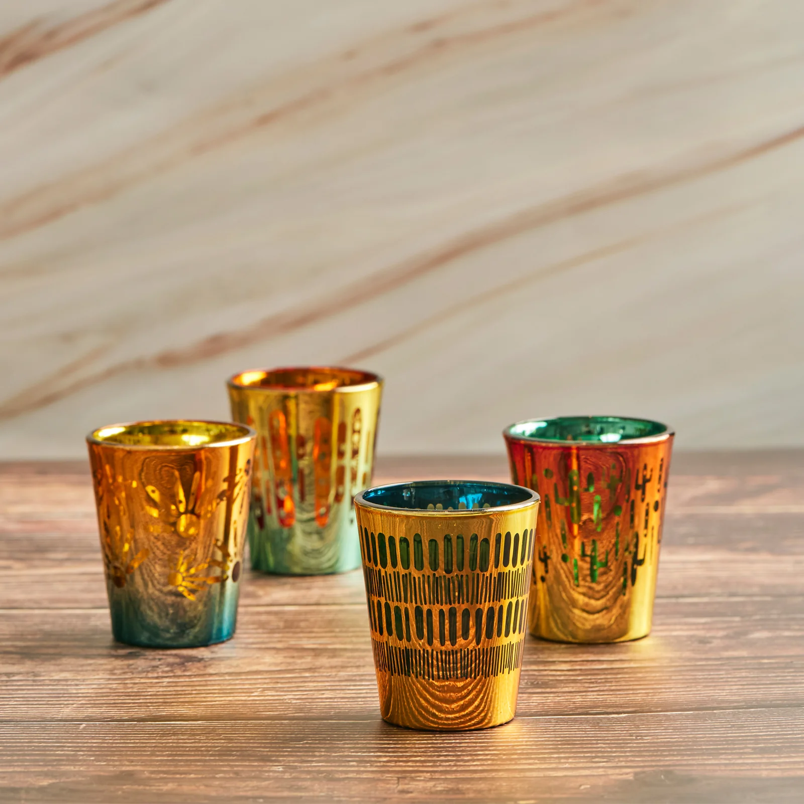 Set of 4 Fiesta Shot Glasses - Image 2