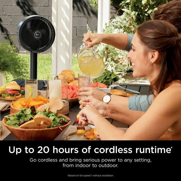 Shark FlexBreeze High-Velocity Hybrid Cordless & Corded Fan - Black | FA220UK - Image 6
