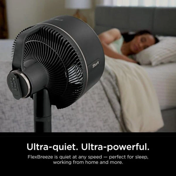 Shark FlexBreeze High-Velocity Hybrid Cordless & Corded Fan - Black | FA220UK - Image 8