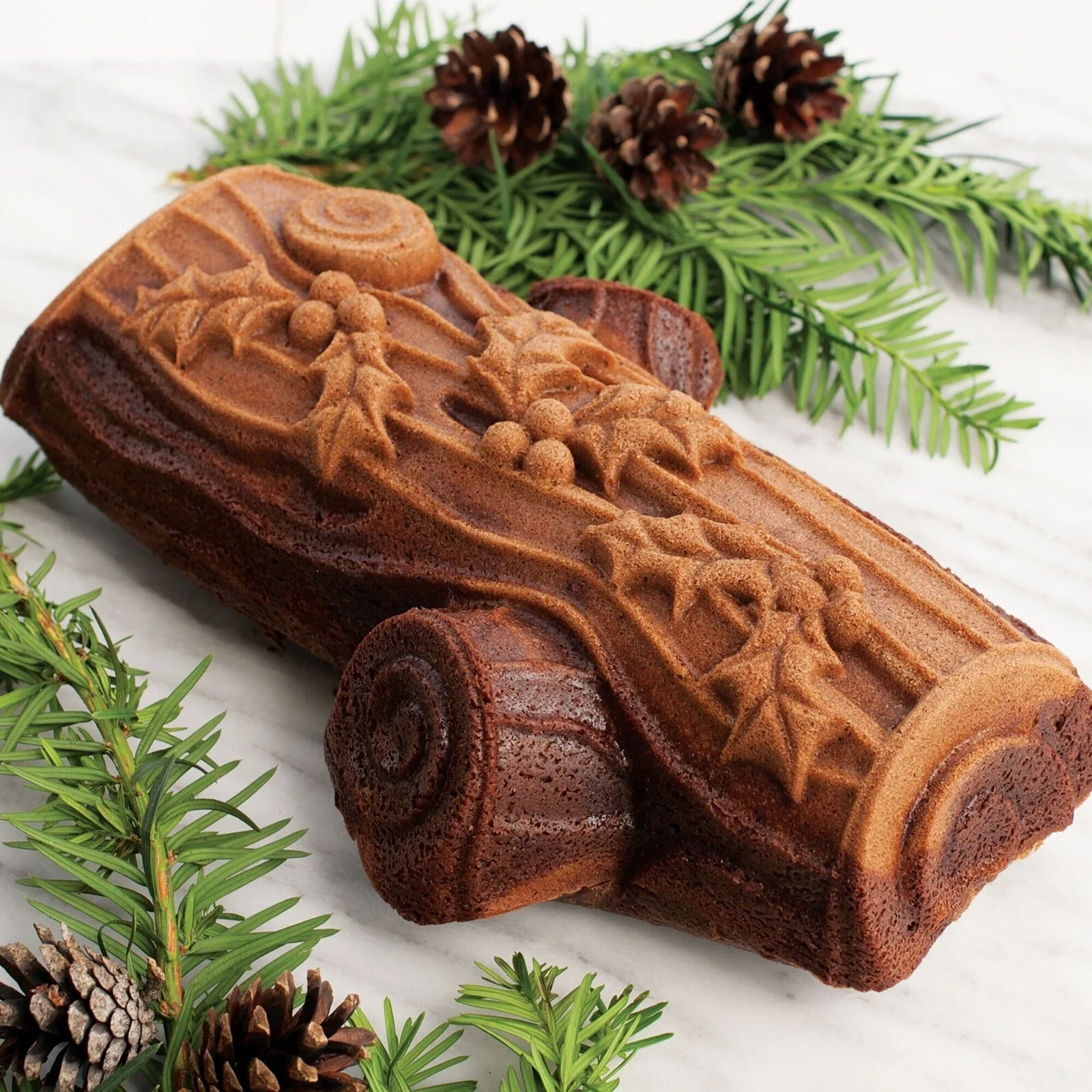 Silver Yule Log Pan - Image 3