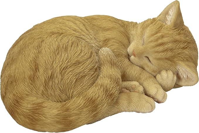 Sleeping Cat GINGER - Garden Ornament