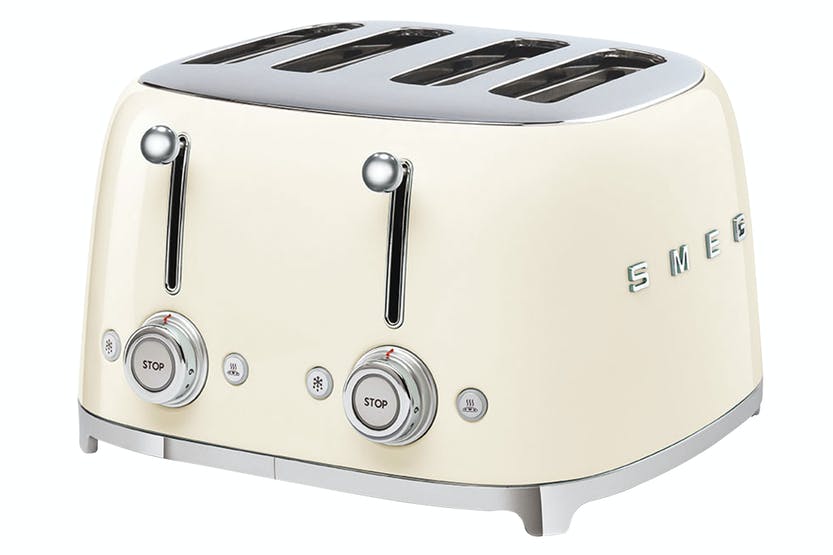 SMEG 4 X 4 Slice Toaster Cream - Image 3