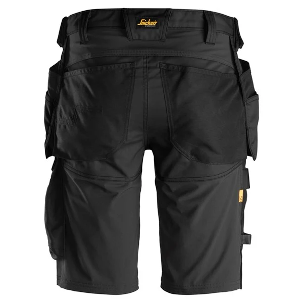 Snickers Stretch Shorts Black - Image 3
