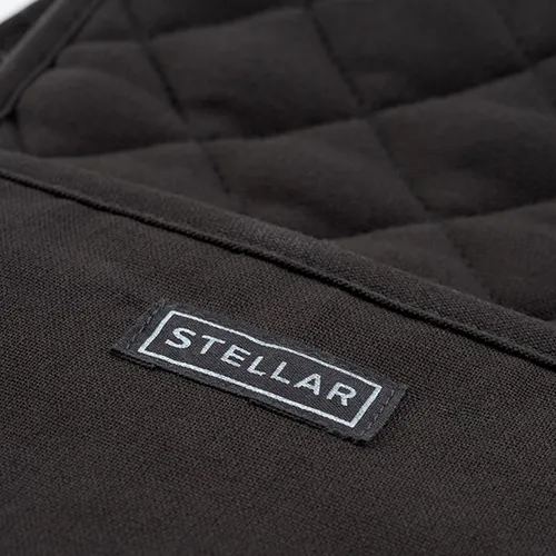Stellar Textiles, 100cm Double Oven Mitt, Black - Image 3