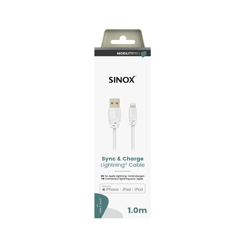 Sx Pro Lightning Cable Mfi 1 M White | Apple Charging Cable