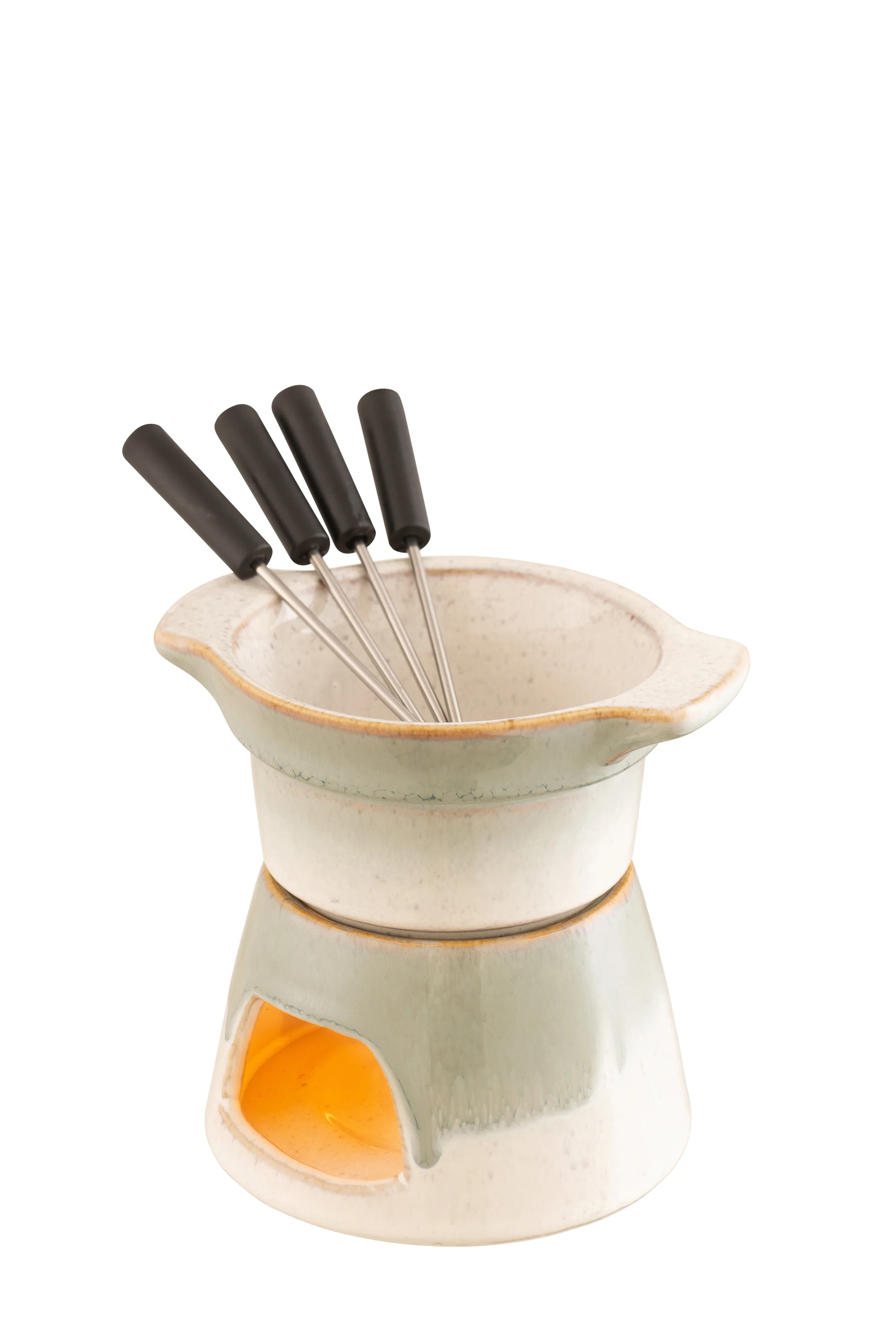 Tivoli Stoneware Fondue Set - Image 5