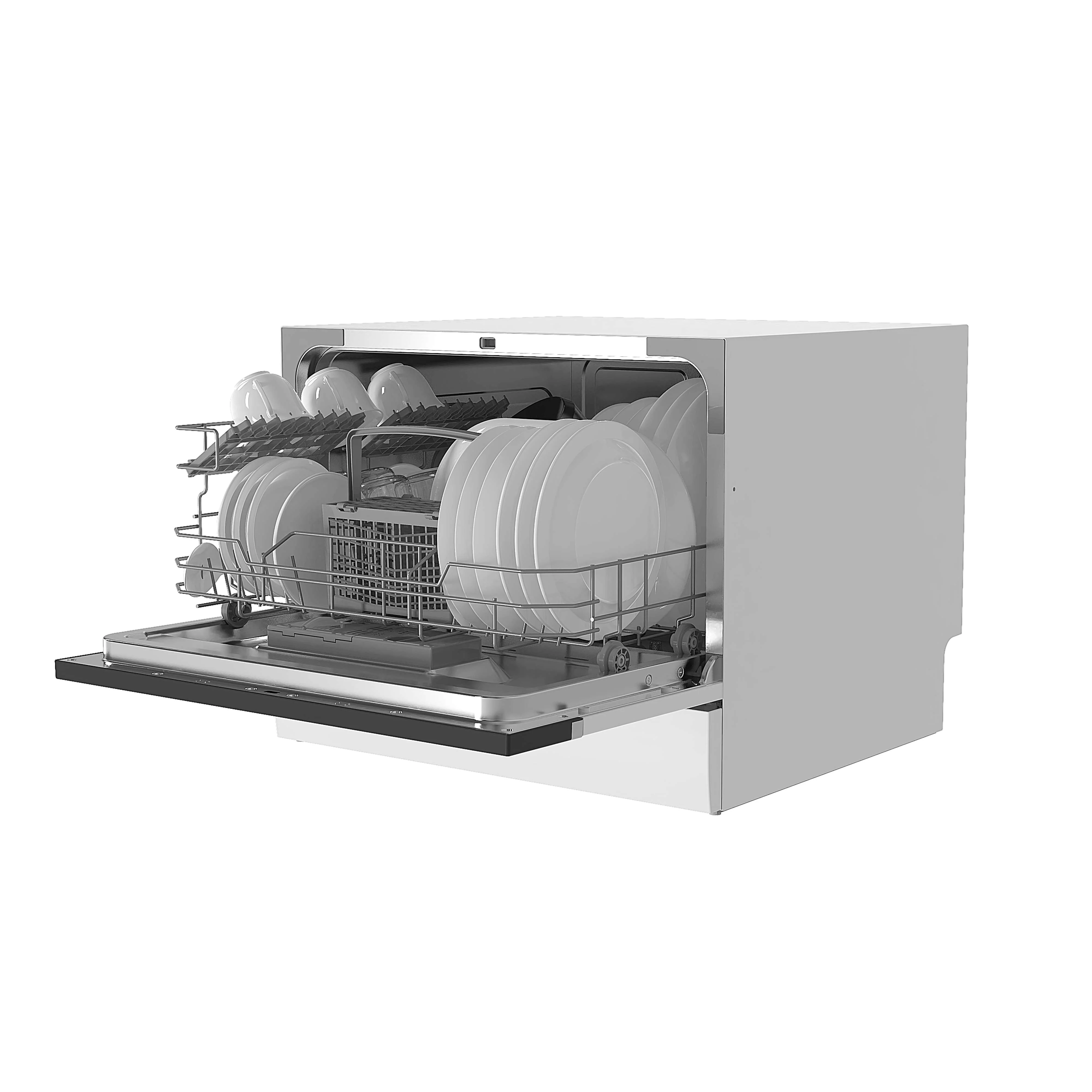 Toshiba Tabletop Dishwasher Steel/Black - Image 4