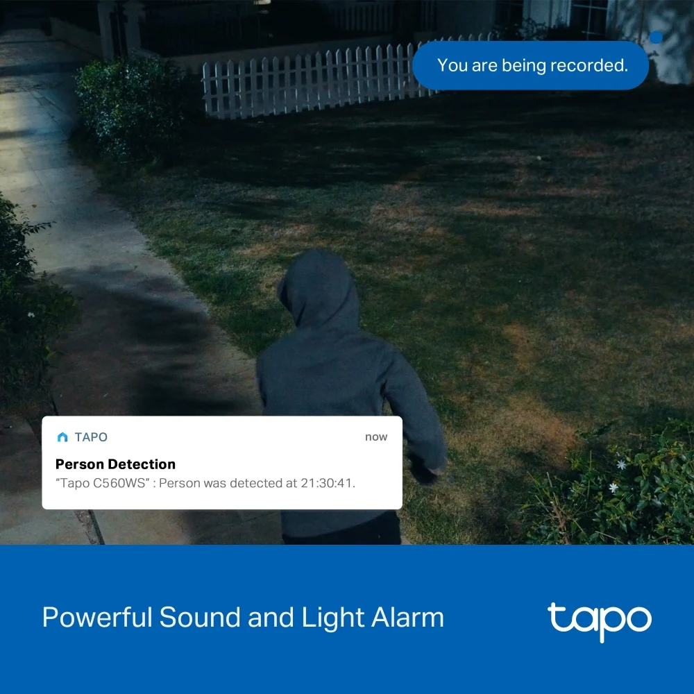TP-Link Tapo 4K IP66 Pan/Tilt WiFi 6 AI Camera| TPL-TAPO-C560WS - Image 9