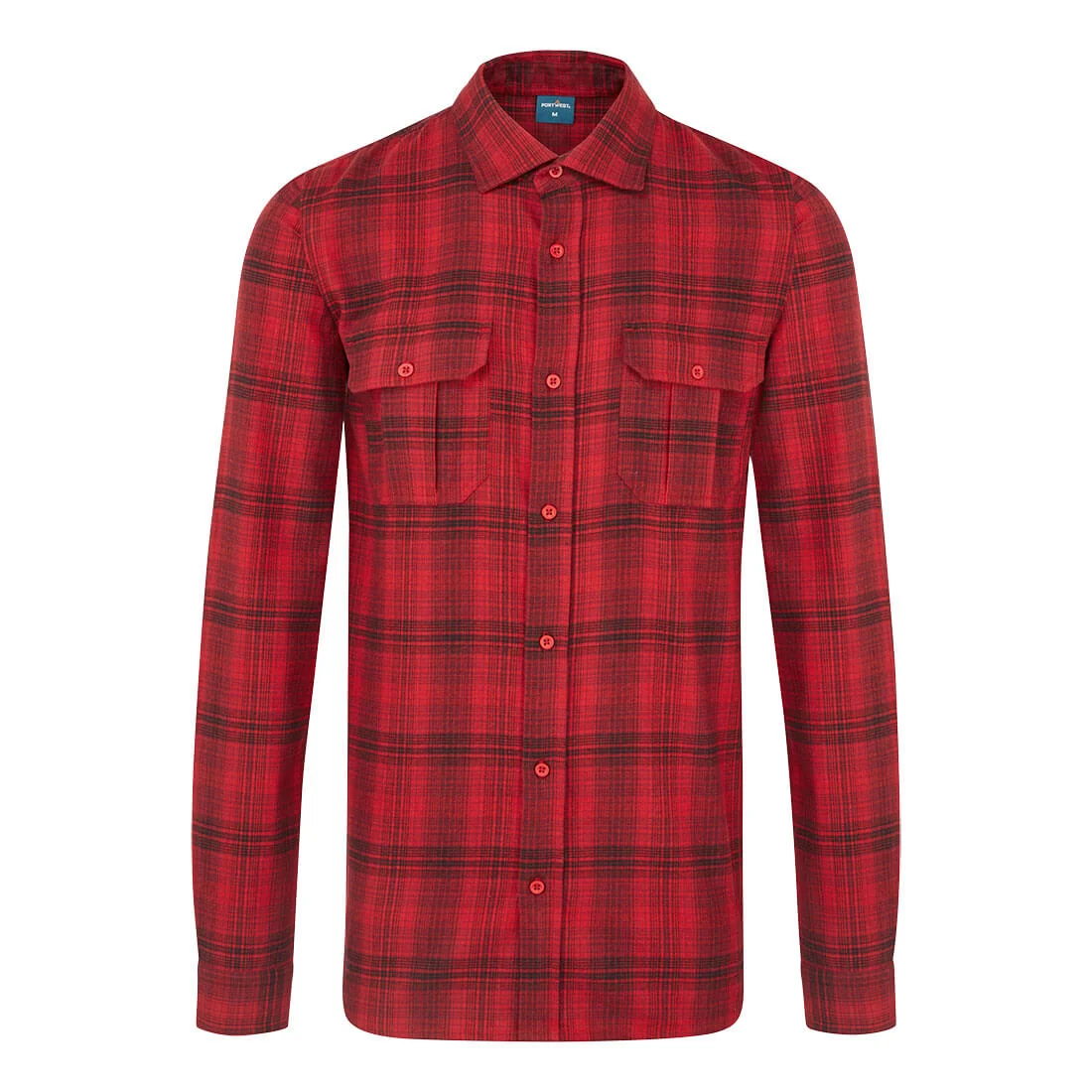 Unlined Check Shirt Red