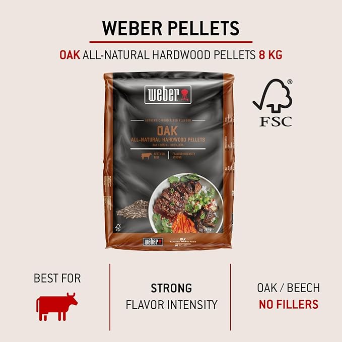 Weber Wood Pellets Oak - Image 3