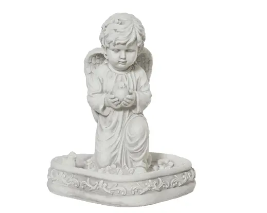 White Angel Garden Statue