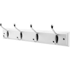 White Prof Board 4 Vic Hooks Chrome