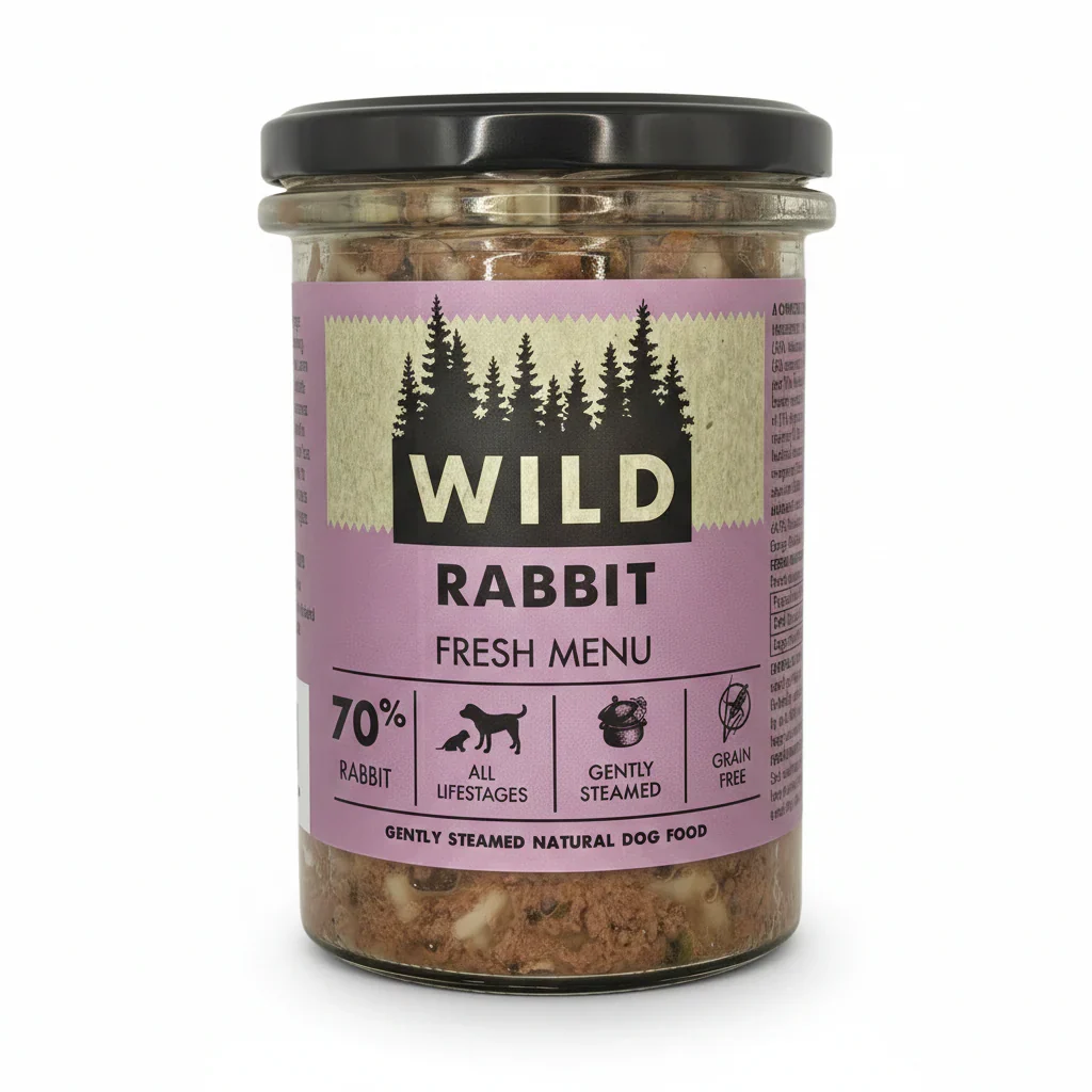 WILD Fresh Dog Food Jar - Rabbit 400g