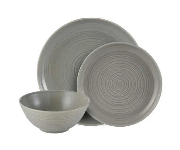 William Mason Grey 12Pc Dinner Set